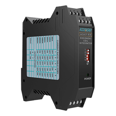 Rogowski coil integrator - RIK mV single phase