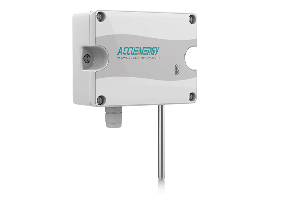Front-right angled view of the AcuTEMS OA Outside Air temperature sensor